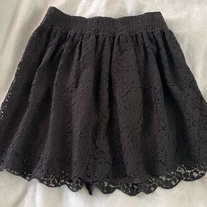 Black lace Talula skirt